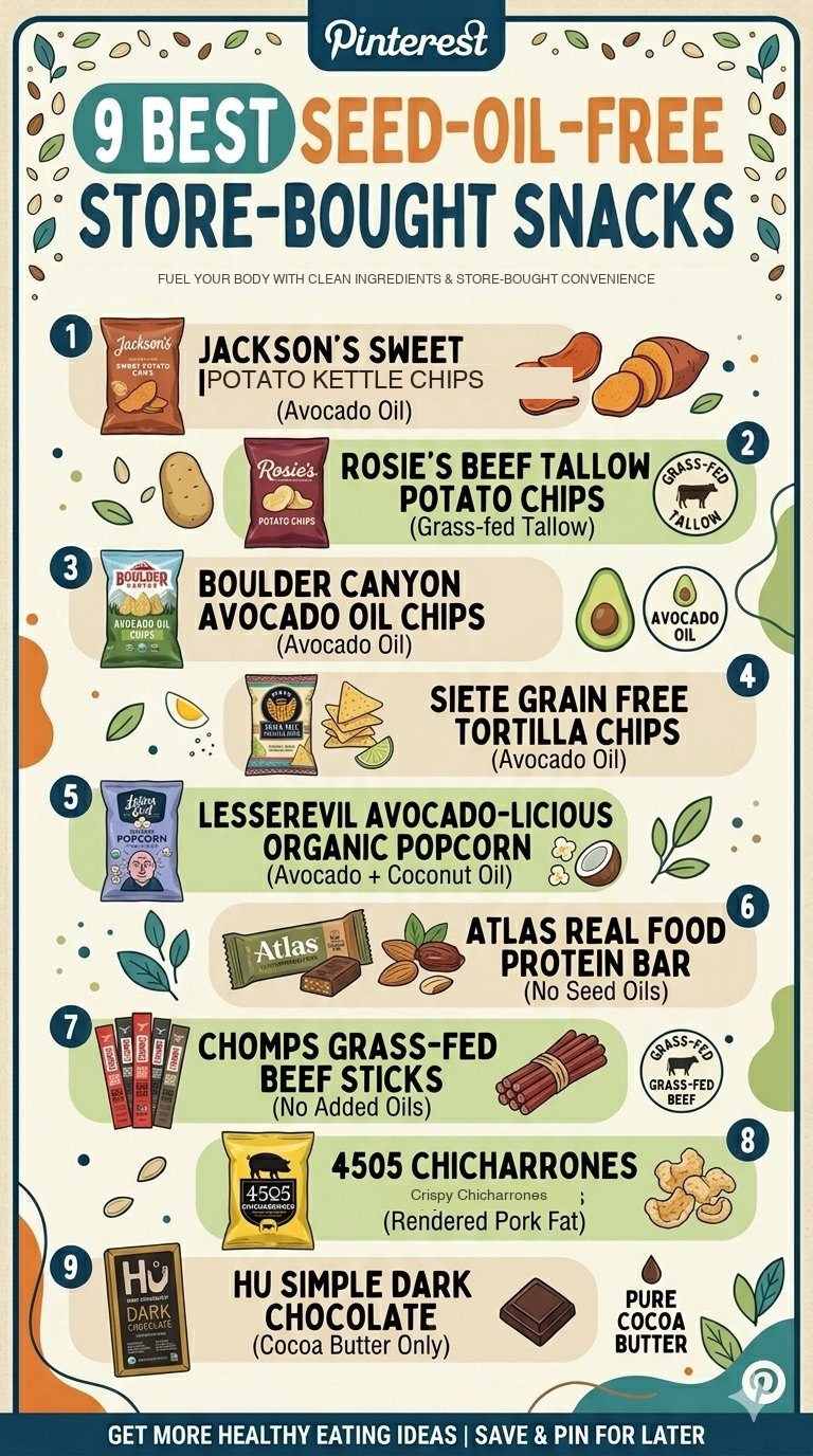 Best seed oil free snacks you can buy