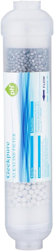 Geekpure alkaline inline replacement filter for reverse osmosis