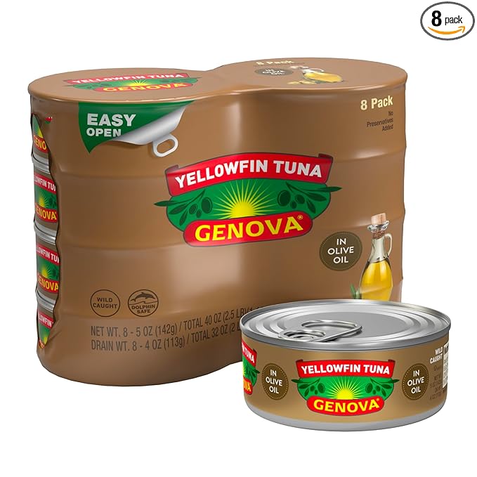 Genova premium yellowfin tuna in olive oil