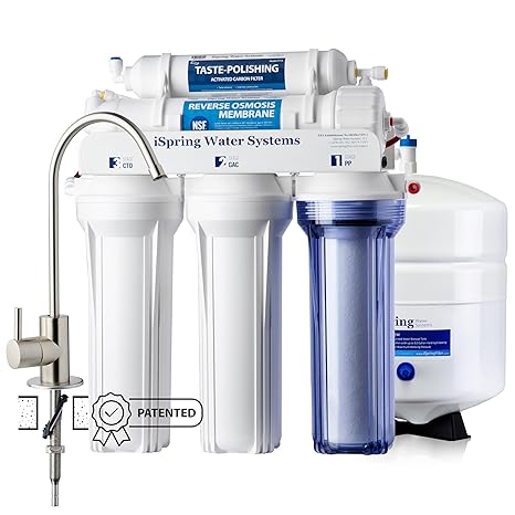 iSpring RCC7 5-stage under sink reverse osmosis water filter