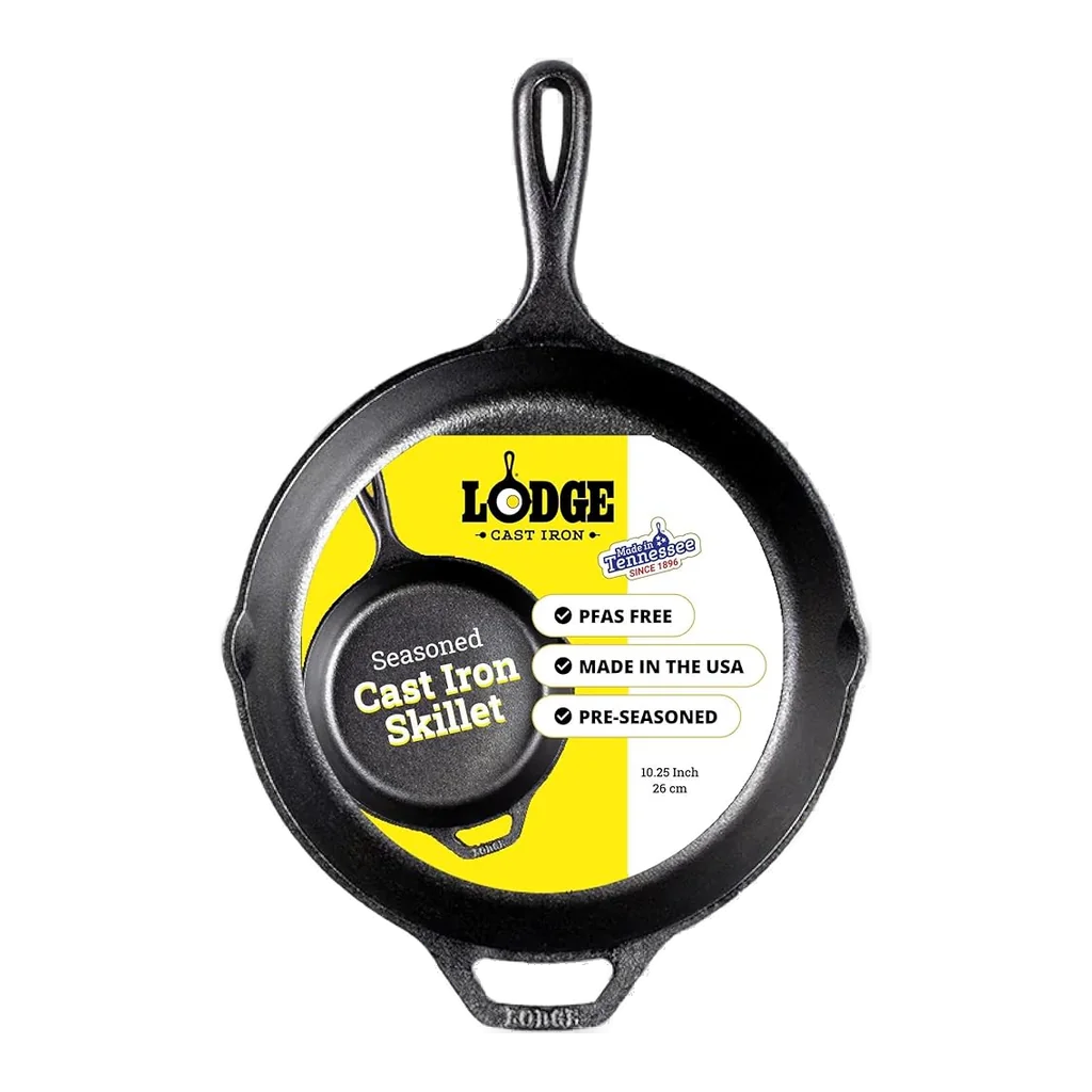 Lodge seasoned cast iron skillet 10.25 inch