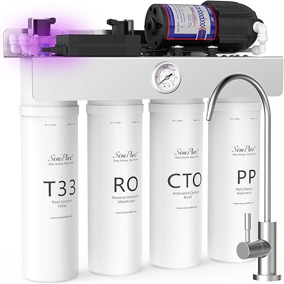 SimPure T1-400UV tankless reverse osmosis system with UV