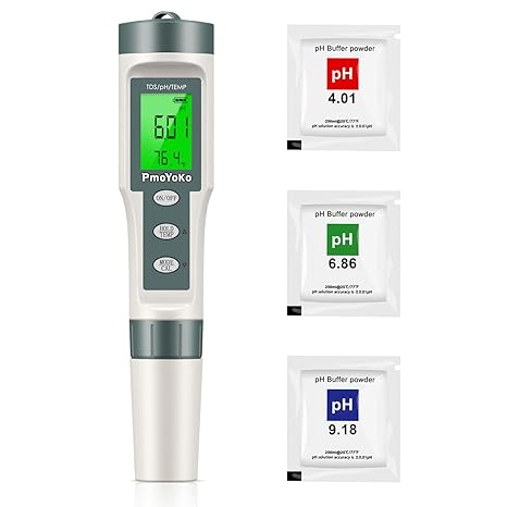 Digital TDS and pH combo water quality meter