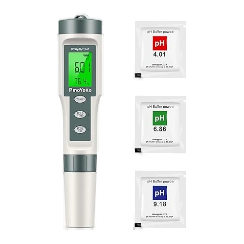 Digital TDS and pH combo water quality meter
