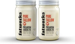 Fatworks Premium Pasture Raised Beef Tallow jar
