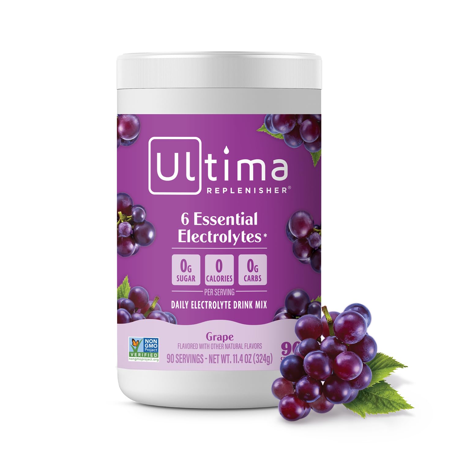 Ultima Replenisher daily electrolyte powder grape flavor sugar free