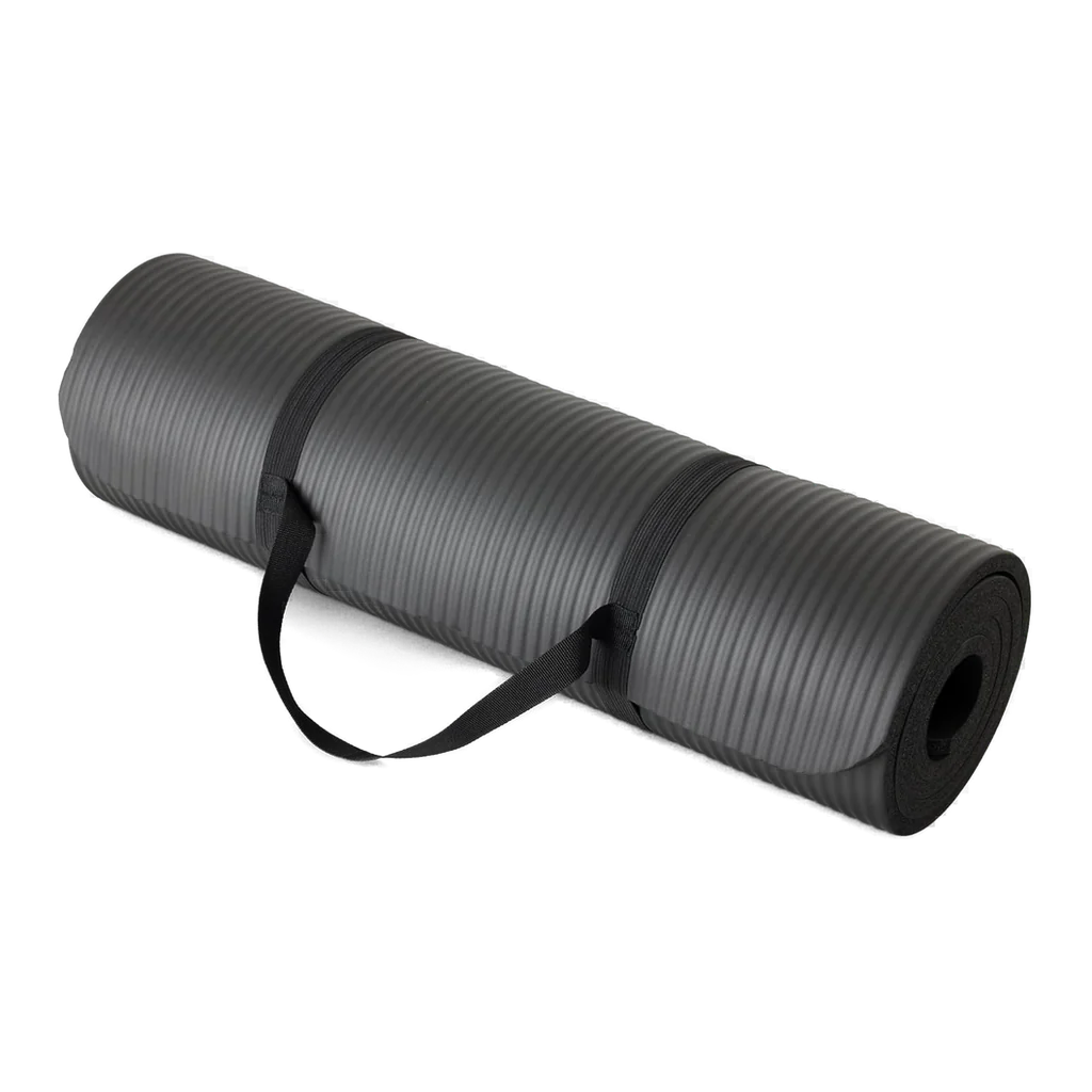 Amazon Basics extra thick exercise yoga mat with carrying strap