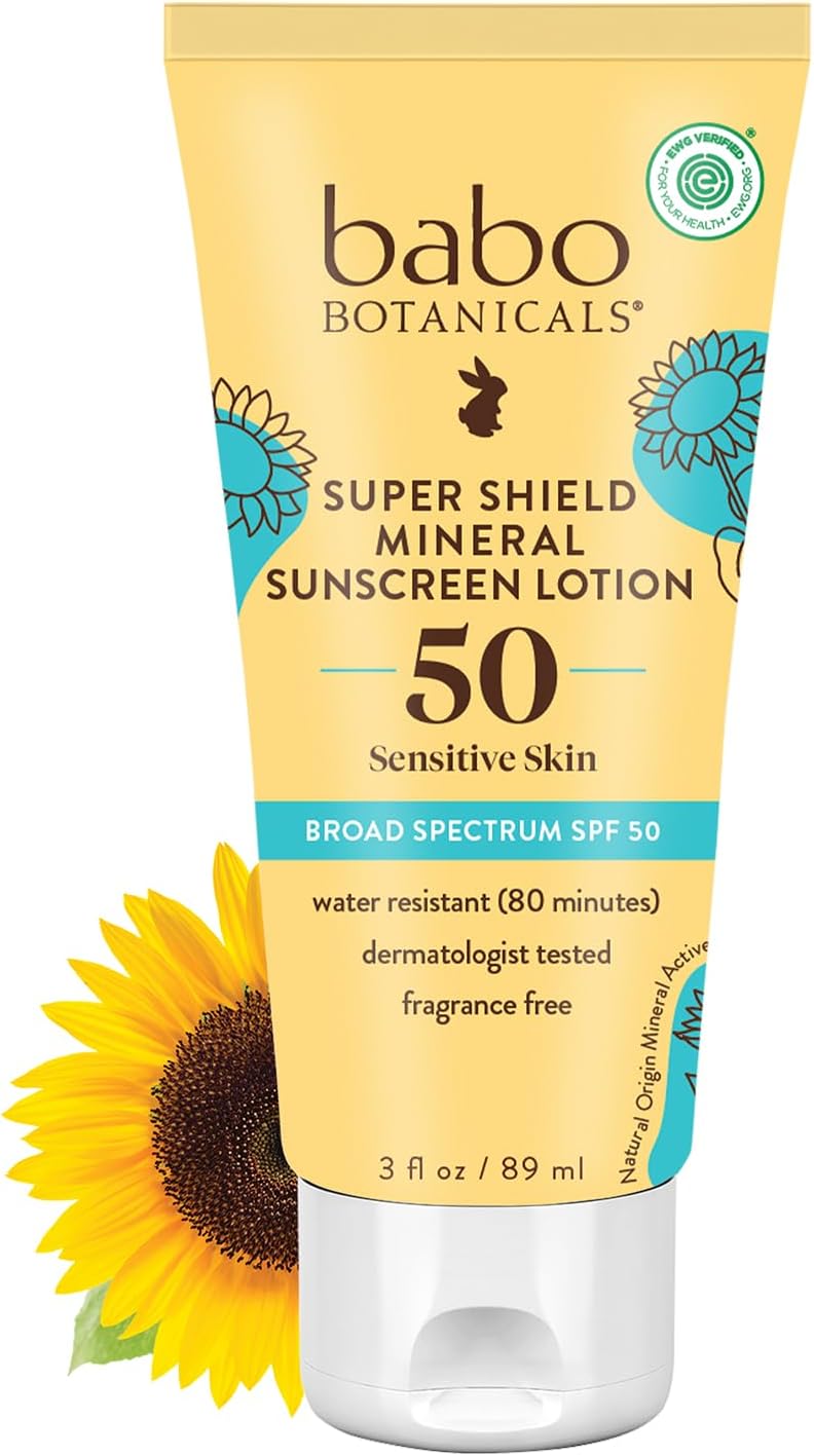 Babo Botanicals Sheer Mineral Sunscreen SPF 50 bottle