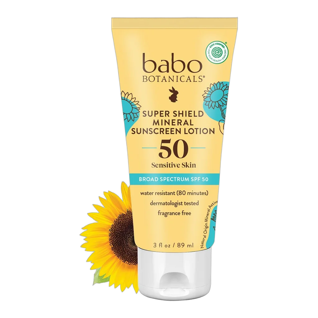 Babo Botanicals Sheer Mineral Sunscreen SPF 50 bottle