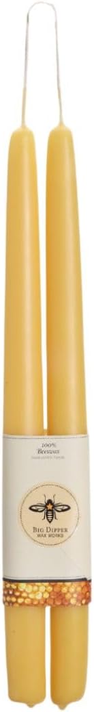 Big Dipper Wax Works hand dipped beeswax taper candles