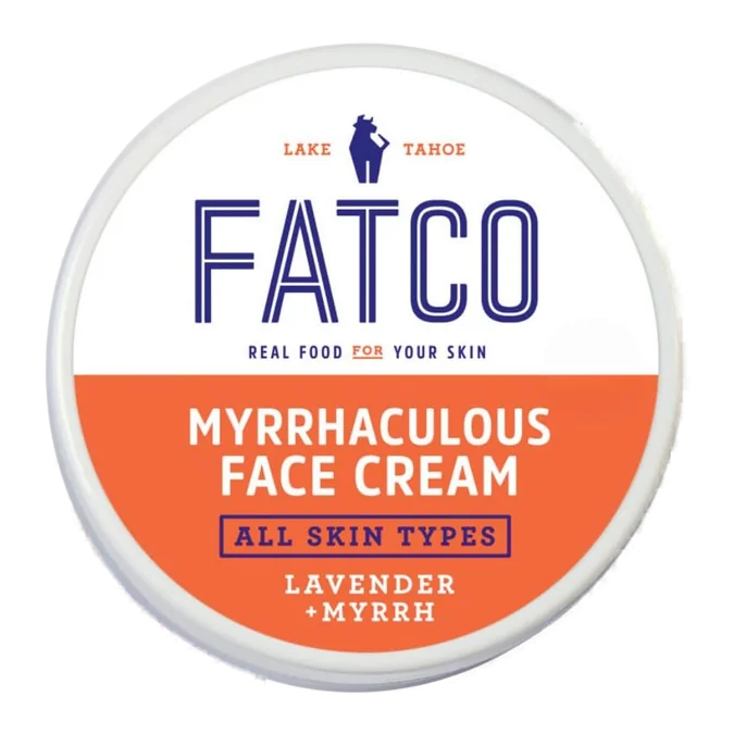 FATCO Myrrhaculous Anti-Aging Face Cream with tallow and myrrh jar