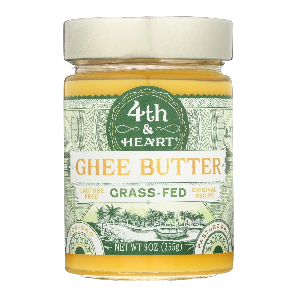 4th and Heart Original grass-fed ghee jar