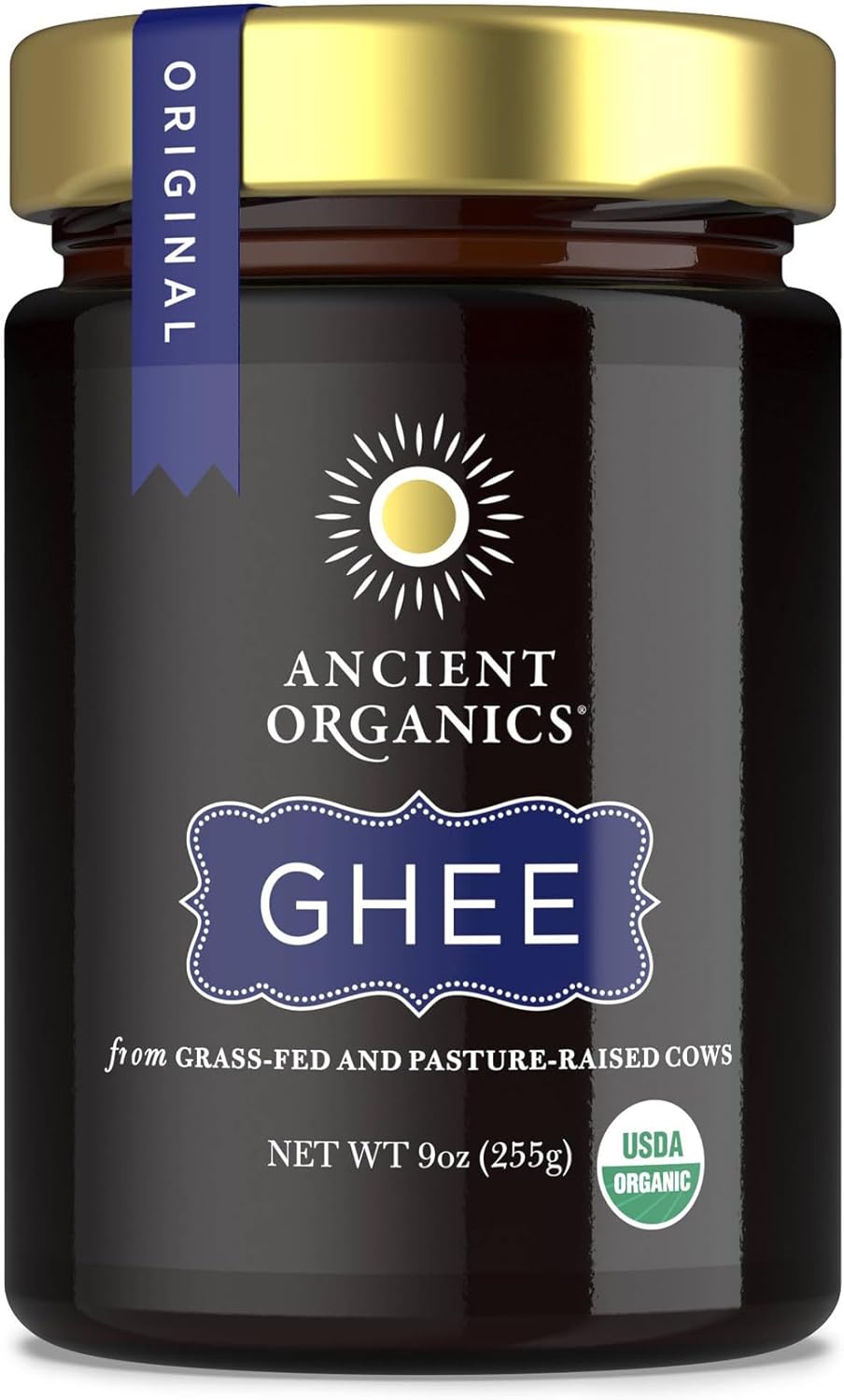 Ancient Organics grass-fed ghee jar