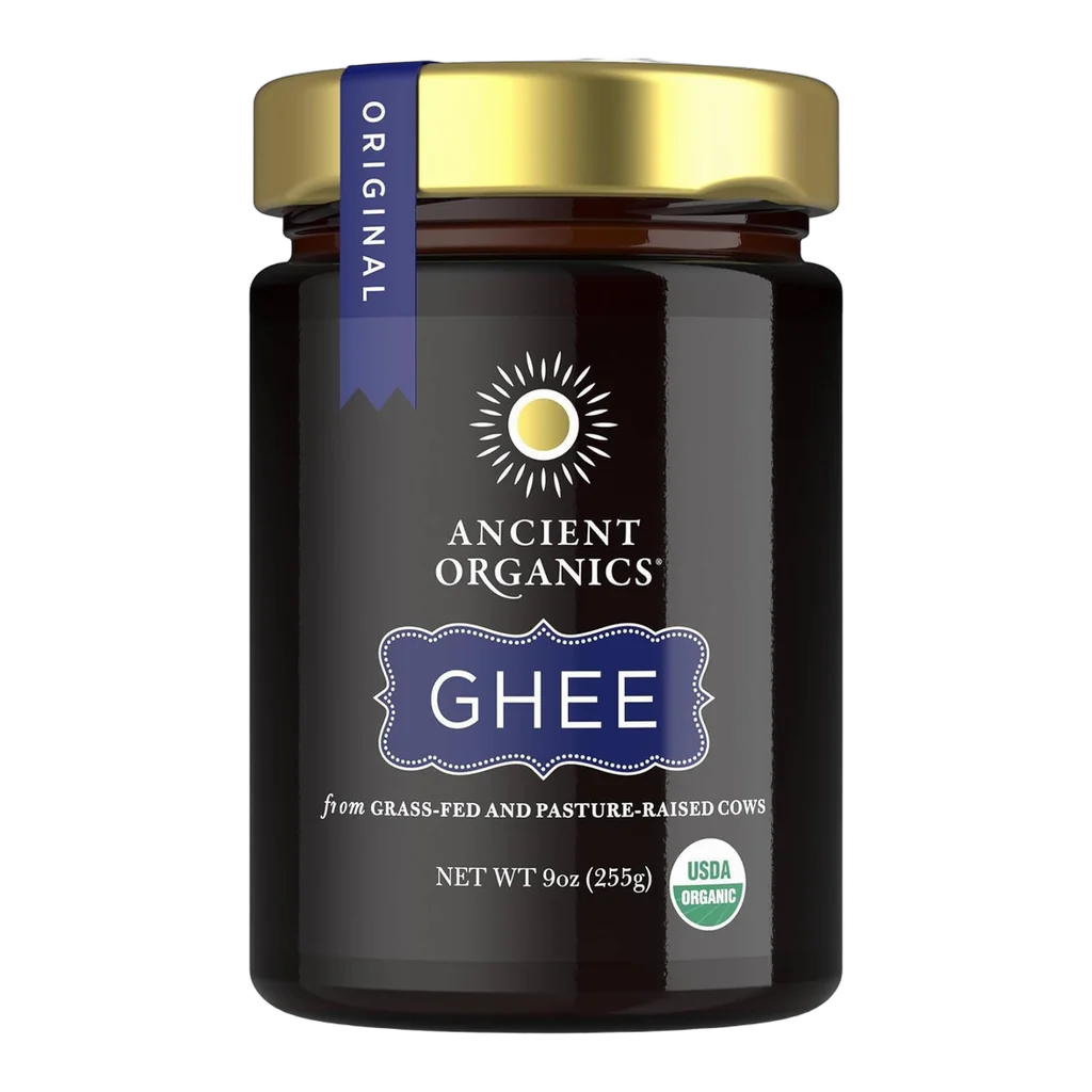 Ancient Organics grass-fed ghee jar