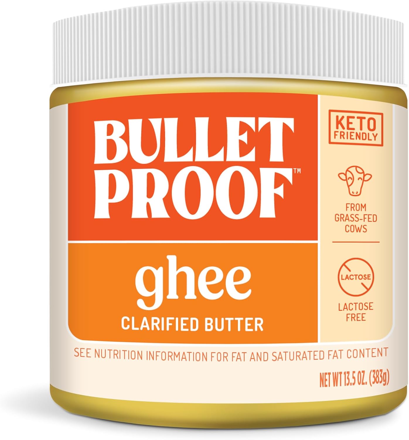 Bulletproof grass-fed ghee jar