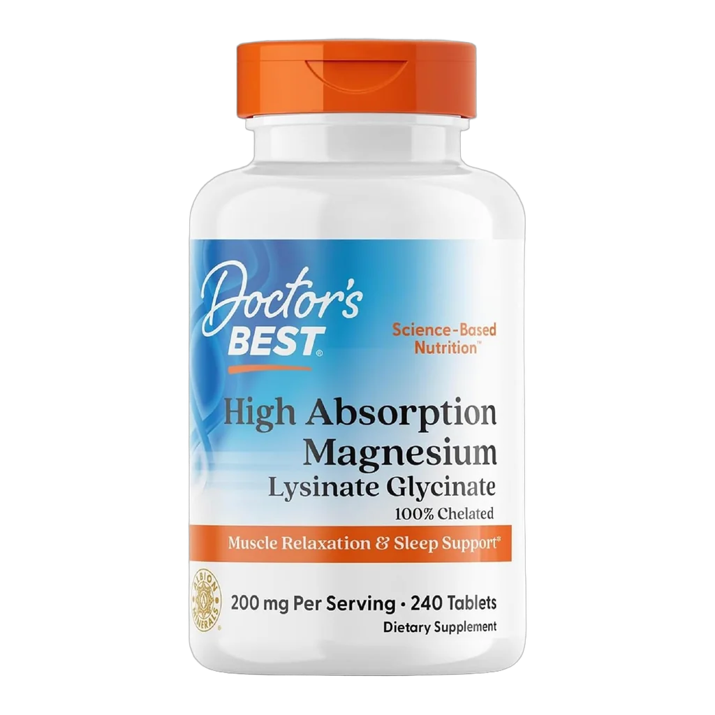 Doctor's Best High Absorption Magnesium Glycinate Lysinate bottle