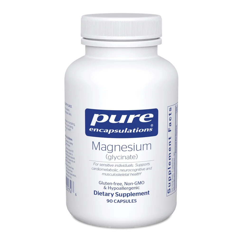 Pure Encapsulations Magnesium Glycinate capsule bottle