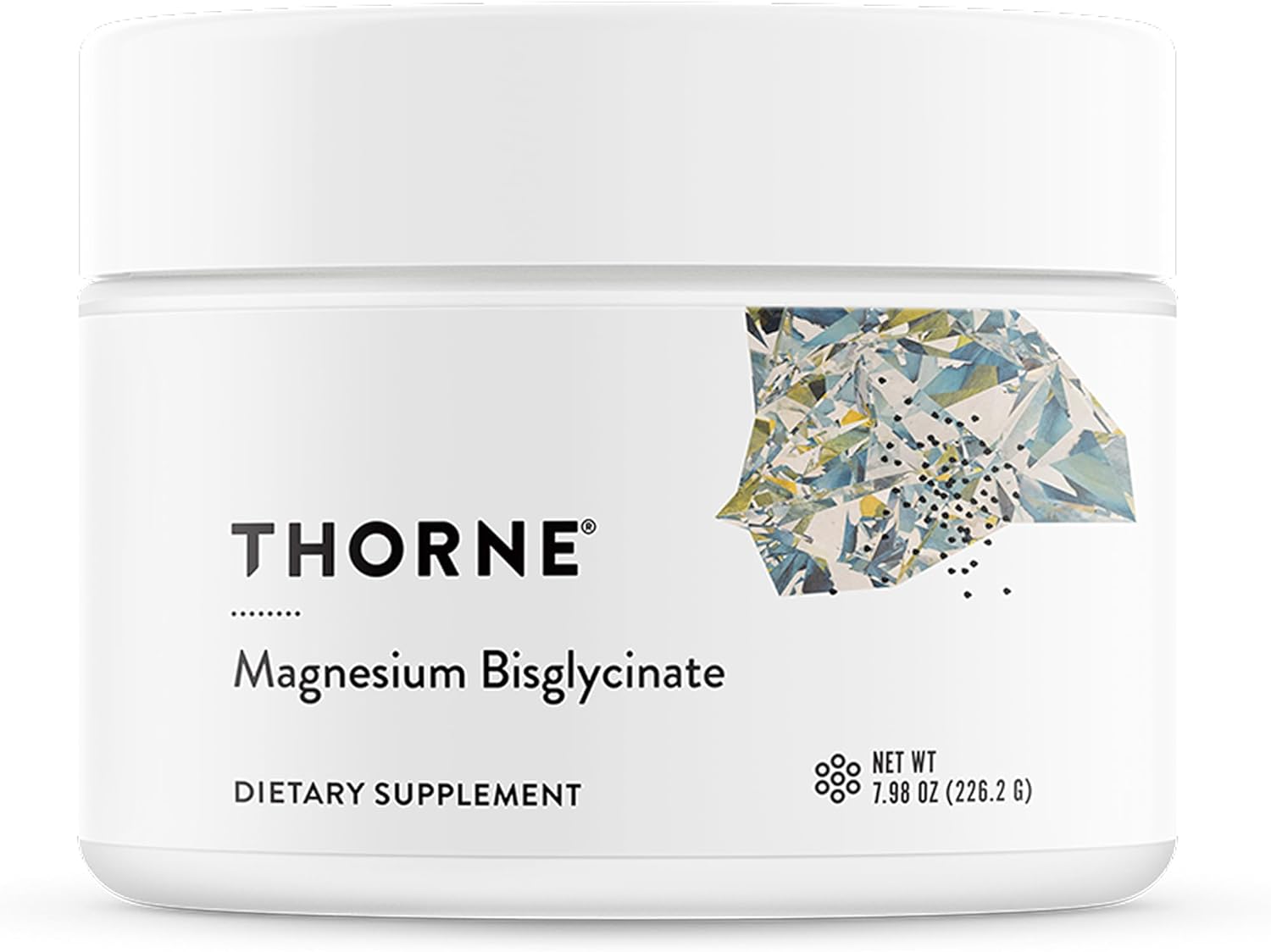 Thorne Magnesium Bisglycinate powder container