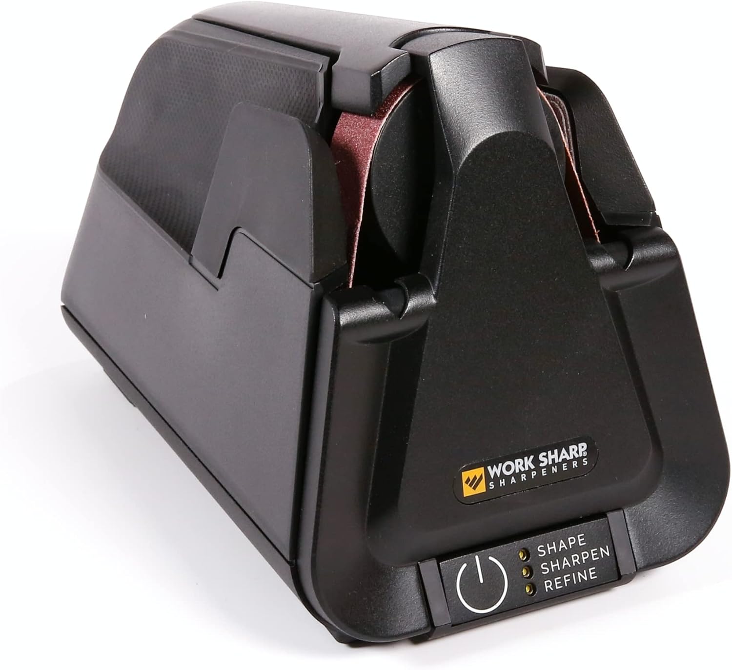 Work Sharp Culinary E5 electric kitchen knife sharpener with built-in honing brush