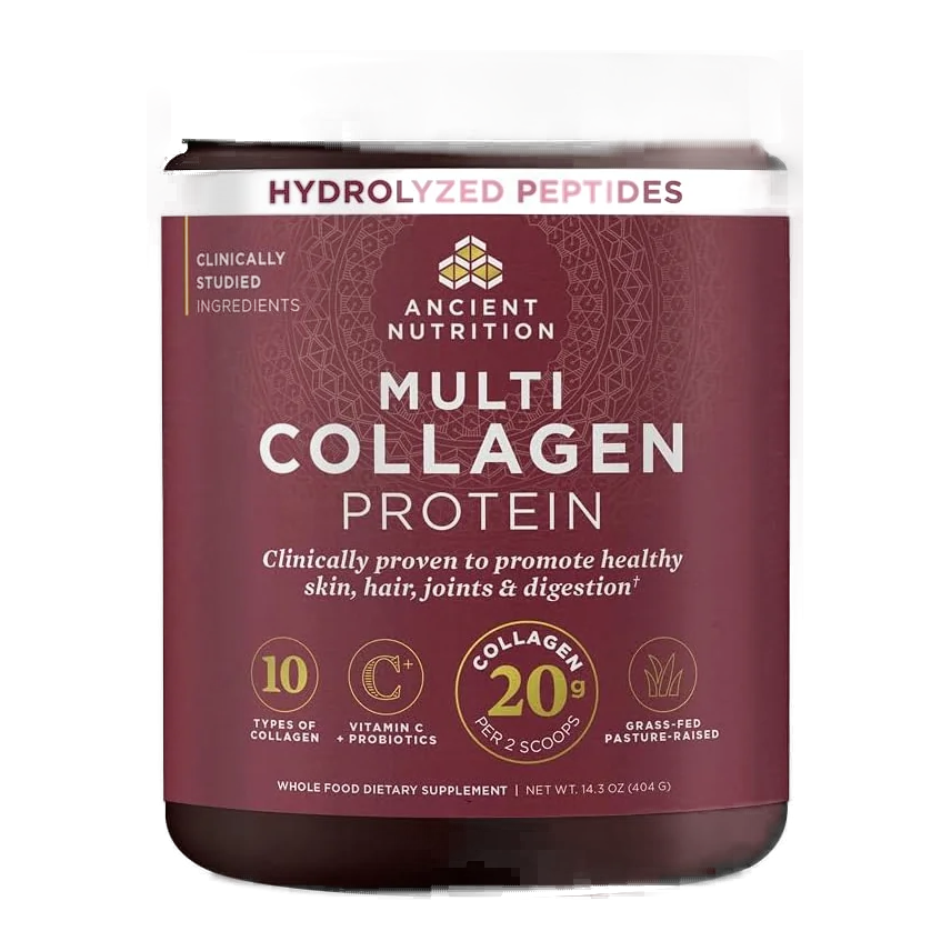 Ancient Nutrition Multi Collagen Protein powder tub