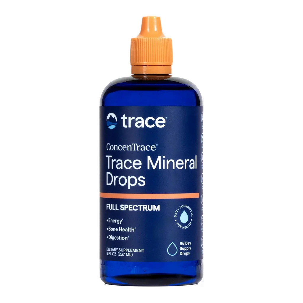 Trace Minerals ConcenTrace ionic mineral drops bottle