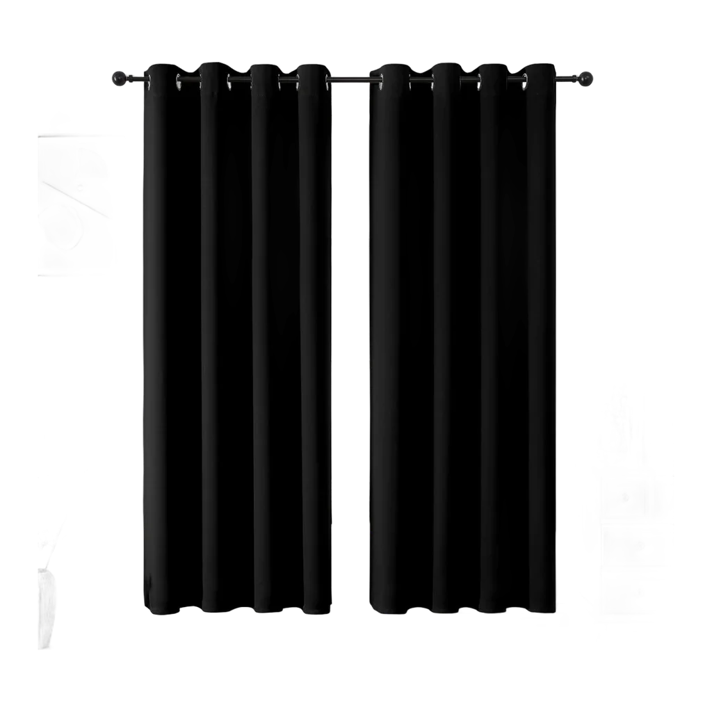 CUCRAF Thermal Insulated Blackout Curtains (52x72, 2 panels)