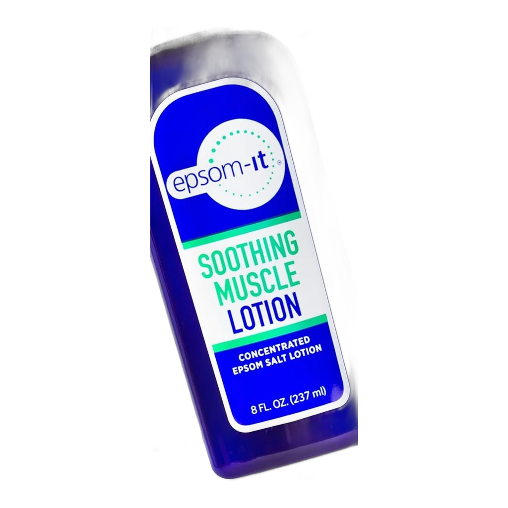 EPSOM-IT soothing muscle magnesium lotion bottle