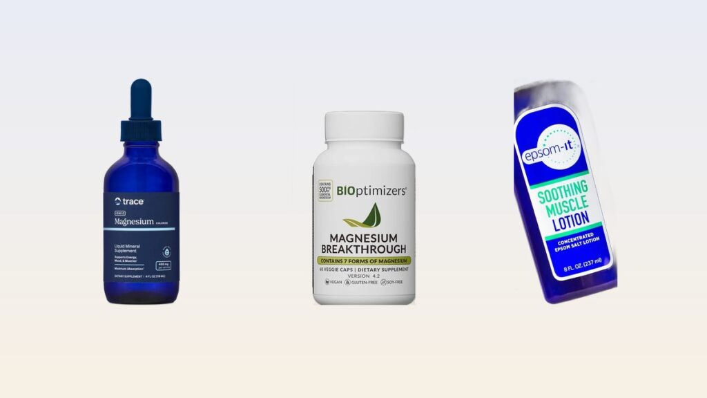 Liquid magnesium, Magnesium Breakthrough and EPSOM-IT magnesium picks