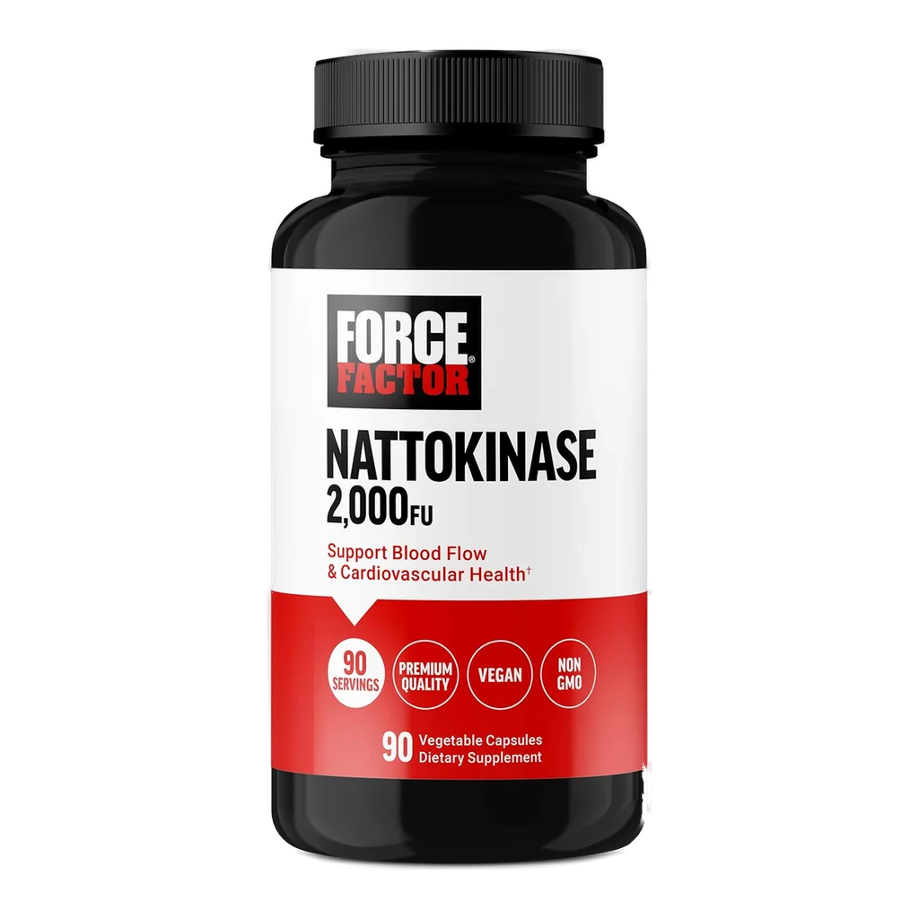 Force Factor Nattokinase 2000 FU capsules bottle