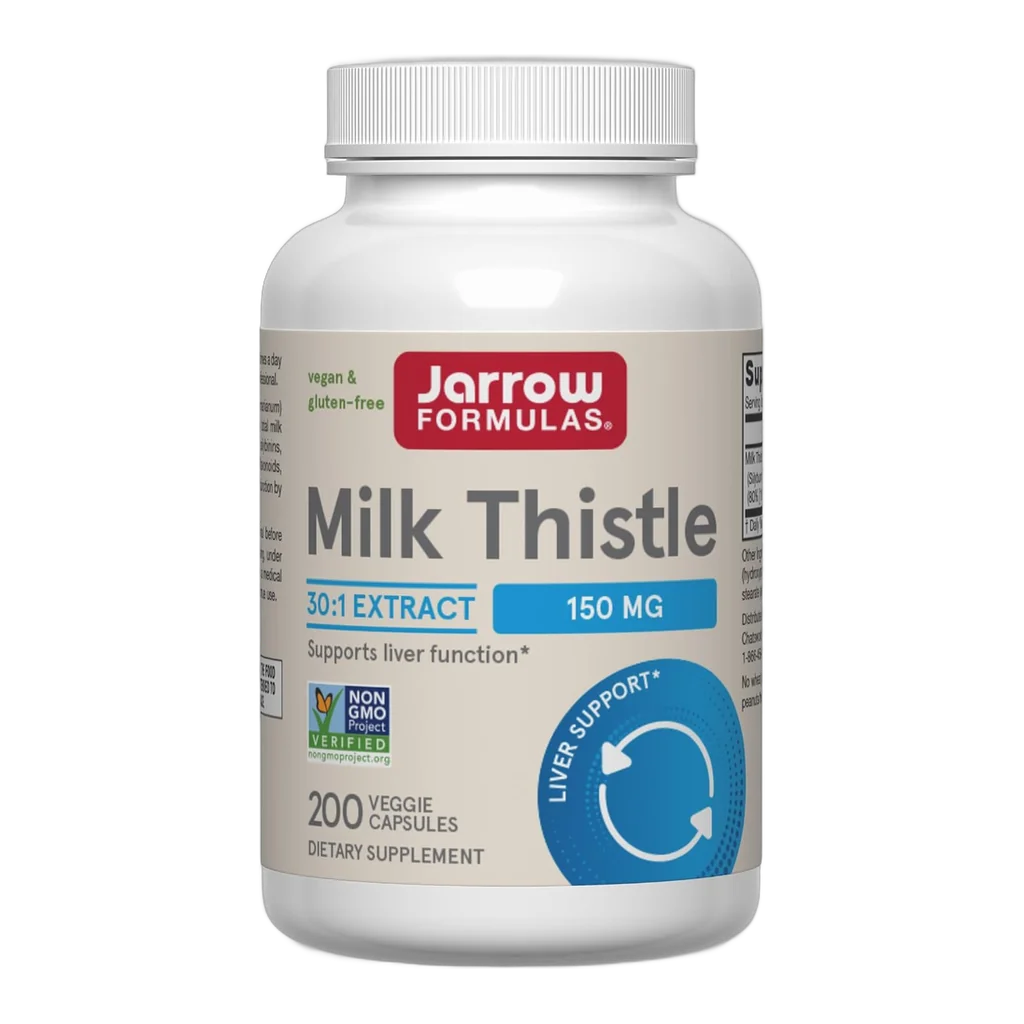 Jarrow Formulas Milk Thistle supplement bottle