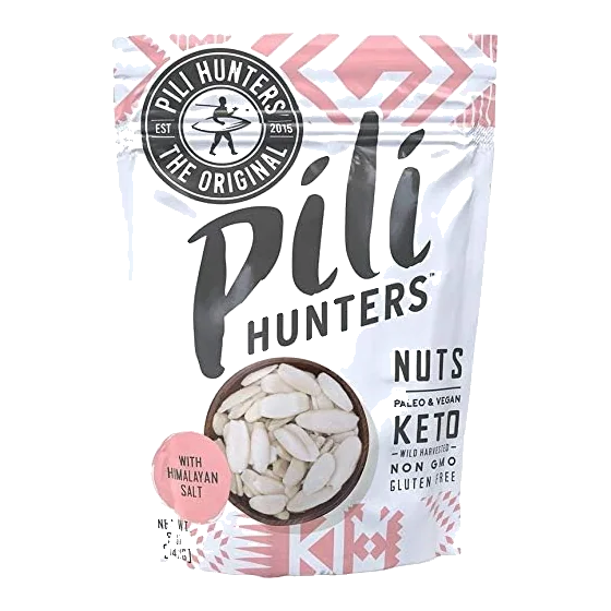 Pili Hunters Wild Sprouted Pili Nuts (Himalayan Salt, 5 oz)