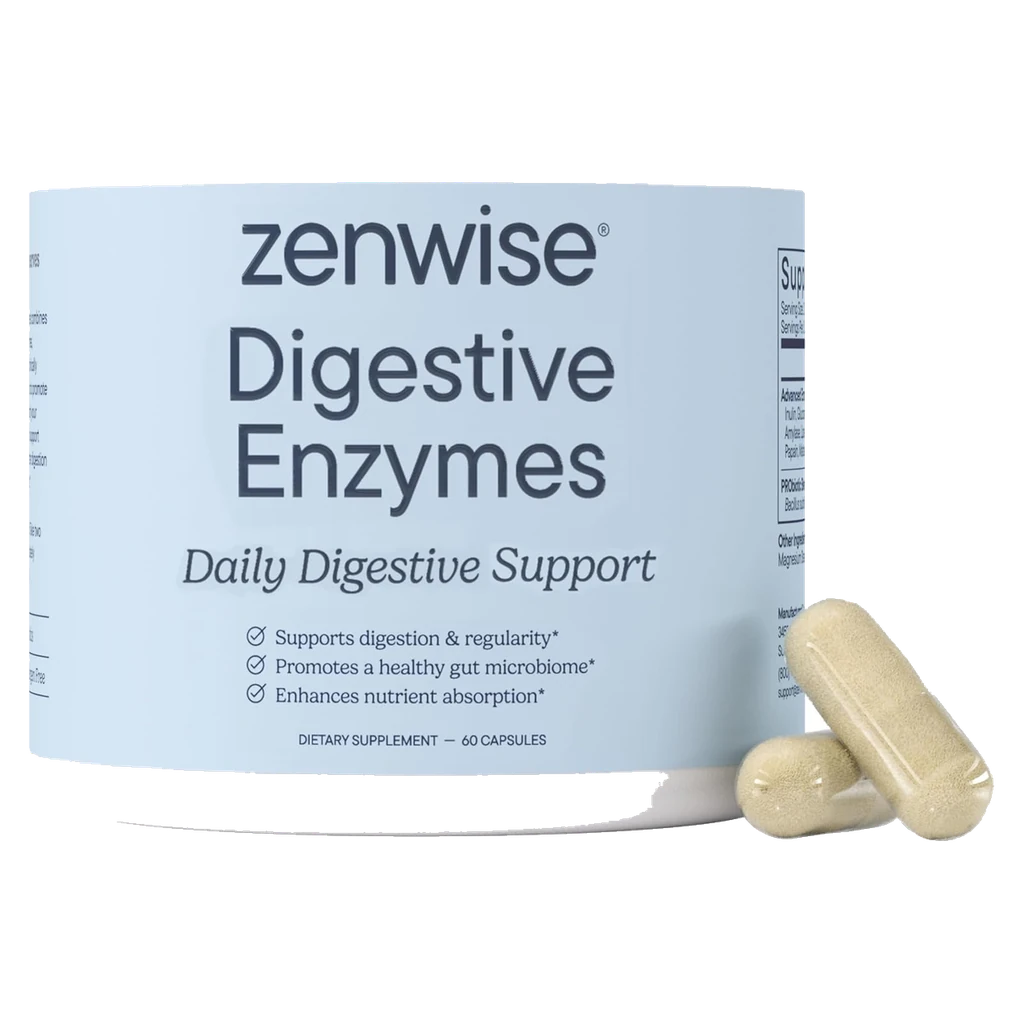 Zenwise Digestive Enzymes with probiotics and prebiotics bottle