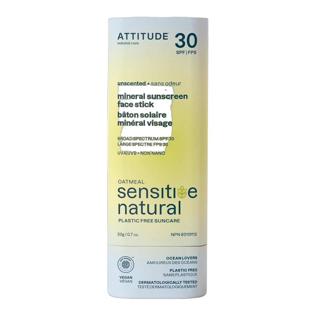 ATTITUDE Mineral Sunscreen Face Stick SPF 30