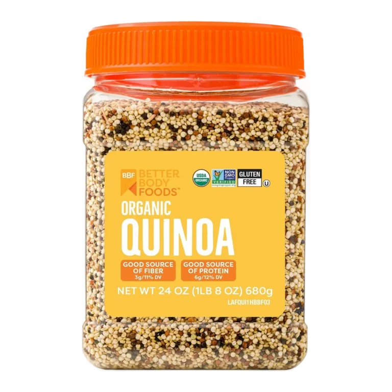 BetterBody Foods organic tri-color quinoa 1.5 lb tub