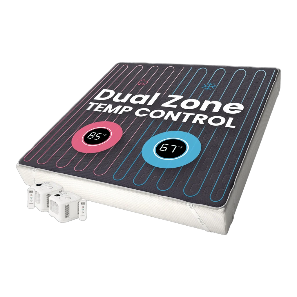 Sleepme Chilipad Cube cooling mattress pad with two control units