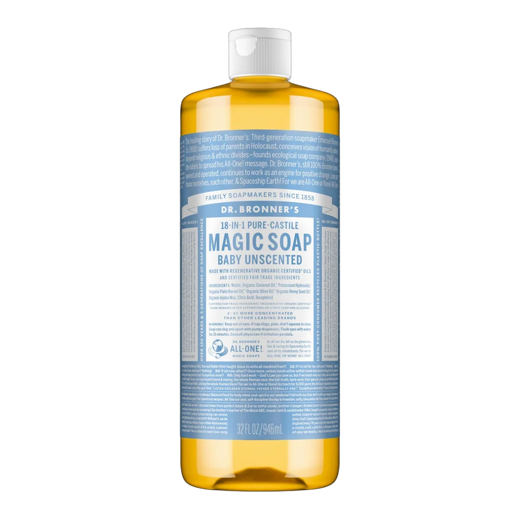 Dr Bronners pure castile soap