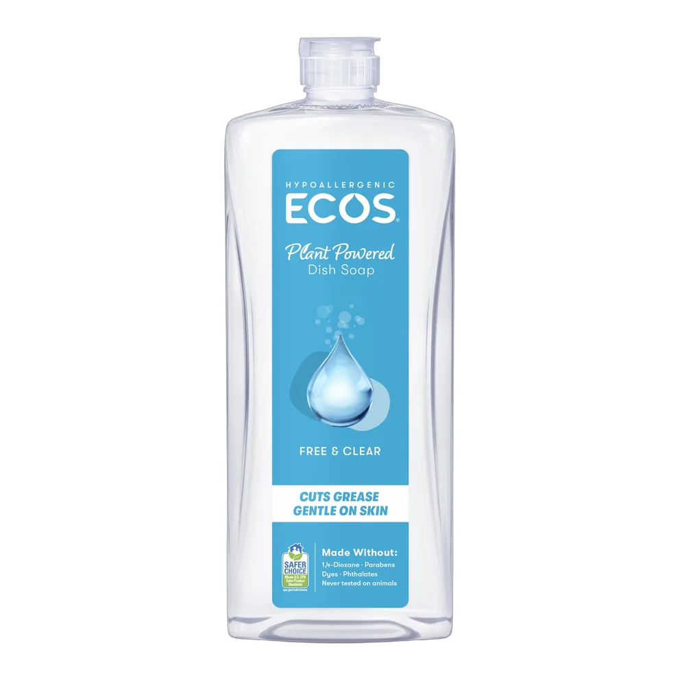 ECOS hypoallergenic dish soap free and clear