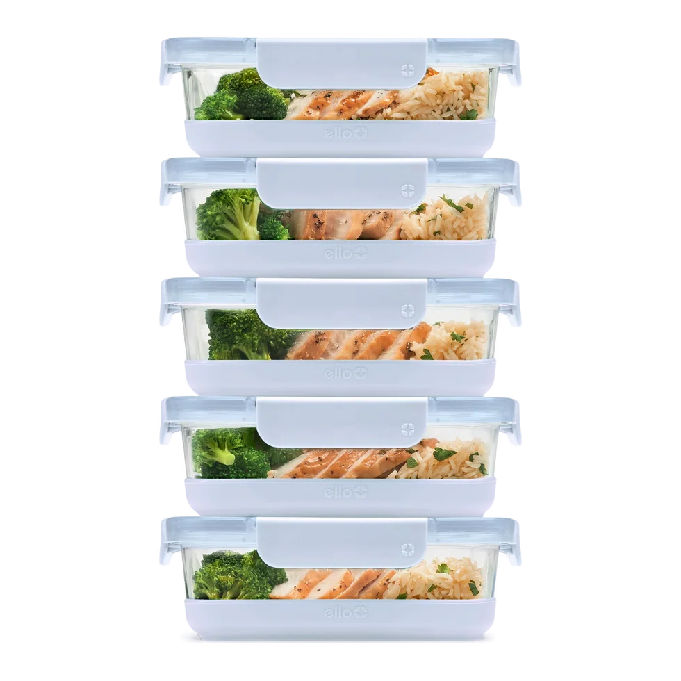 Ello Duraglass glass meal prep containers