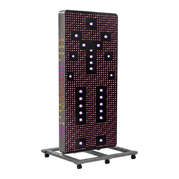 EMR-Tek Firehawk full body red light therapy system on its stand