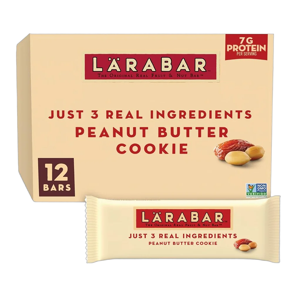 Larabar peanut butter cookie box of 12 bars