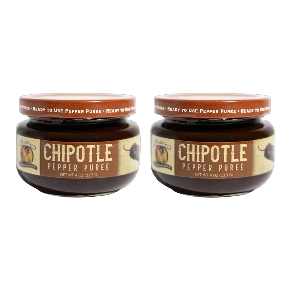 Louisiana Pepper Exchange chipotle pepper puree bottles