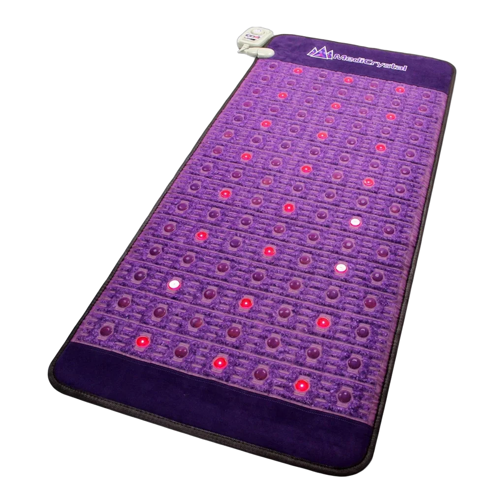 MediCrystal Pro full body amethyst and agate far infrared mat in purple