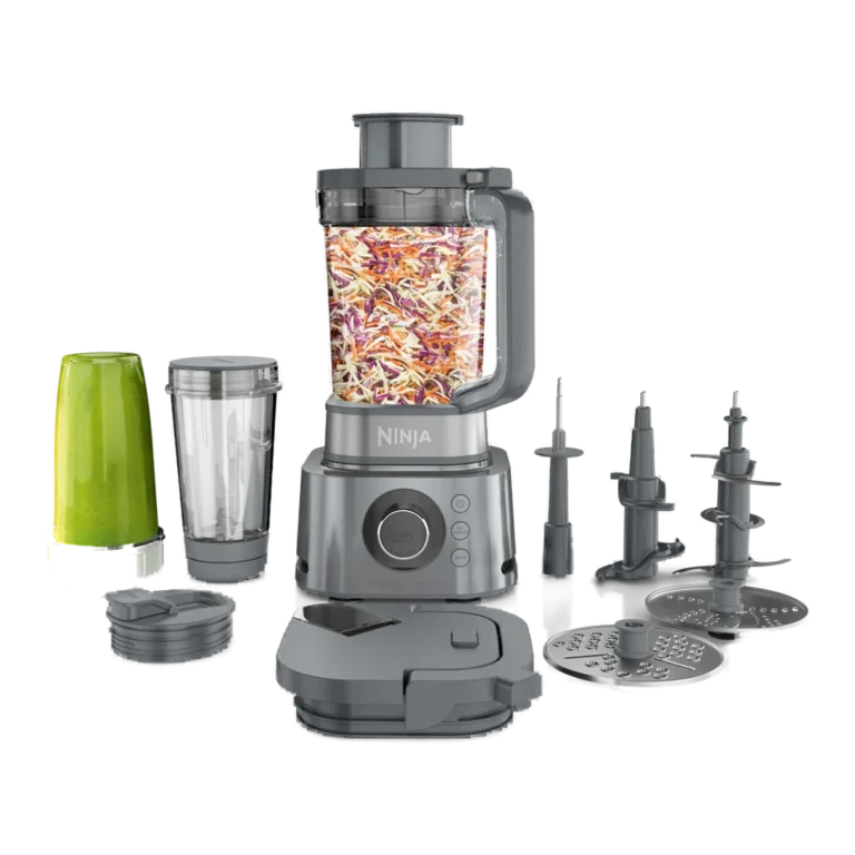 Ninja Foodi SS401 blender and processor with pitcher, smoothie bowl maker, single serve cup and slicing discs