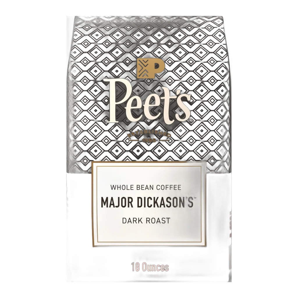 Peet's Coffee Major Dickason's Blend, Dark Roast, Whole Bean, 18 oz