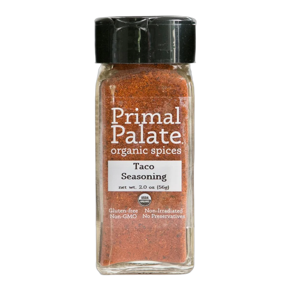 Primal Palate organic taco seasoning jar
