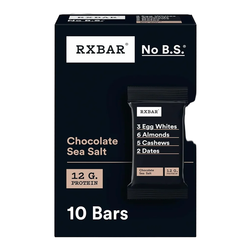 RXBAR chocolate sea salt box of 10 bars