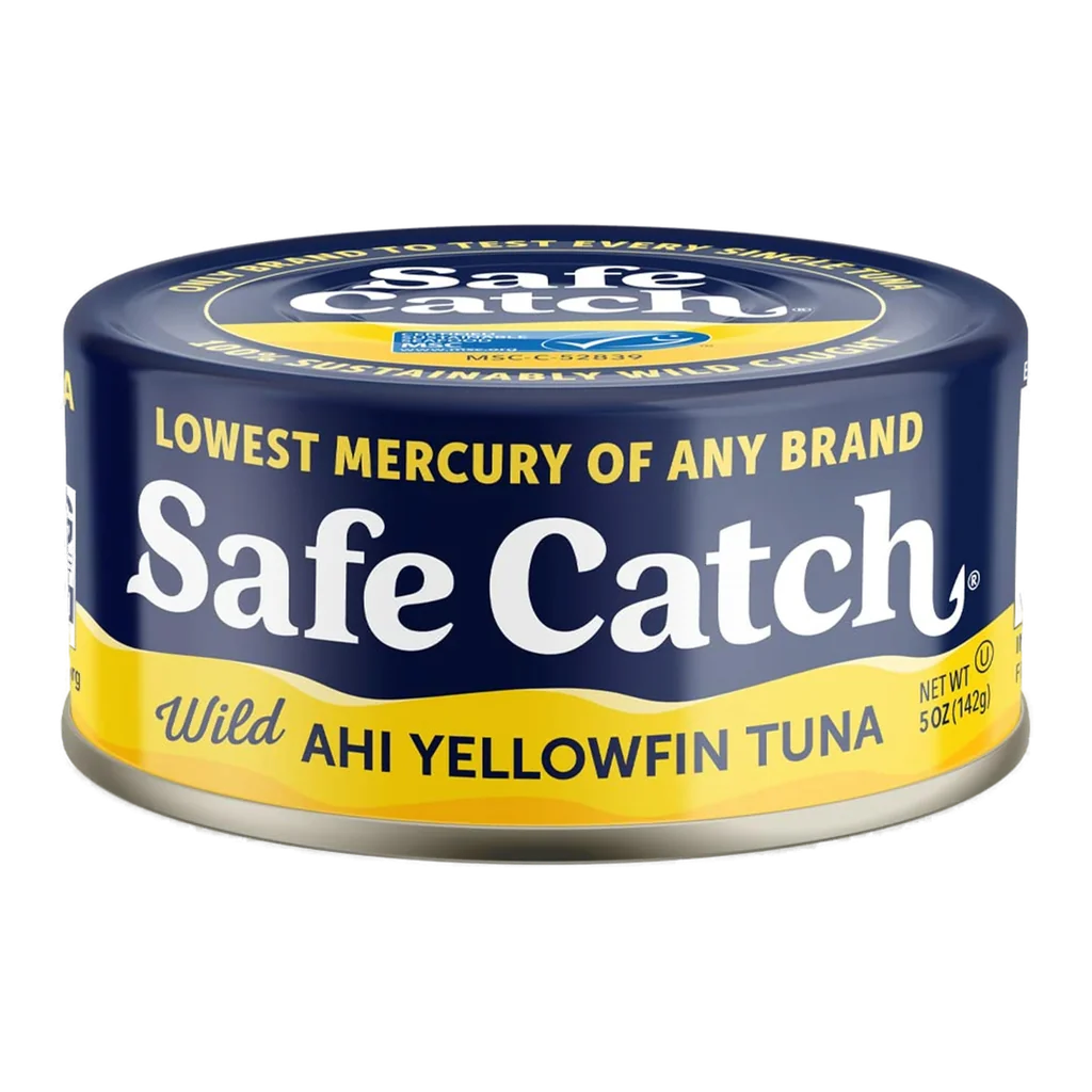 Safe Catch ahi yellowfin tuna cans