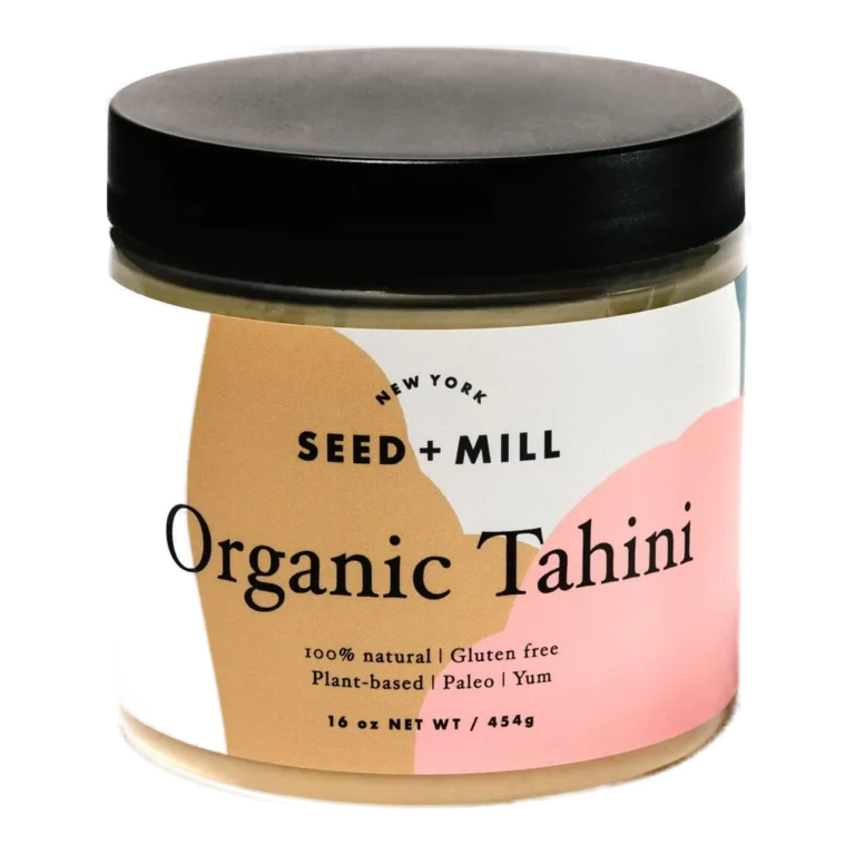Seed + Mill organic tahini, 16 oz jar