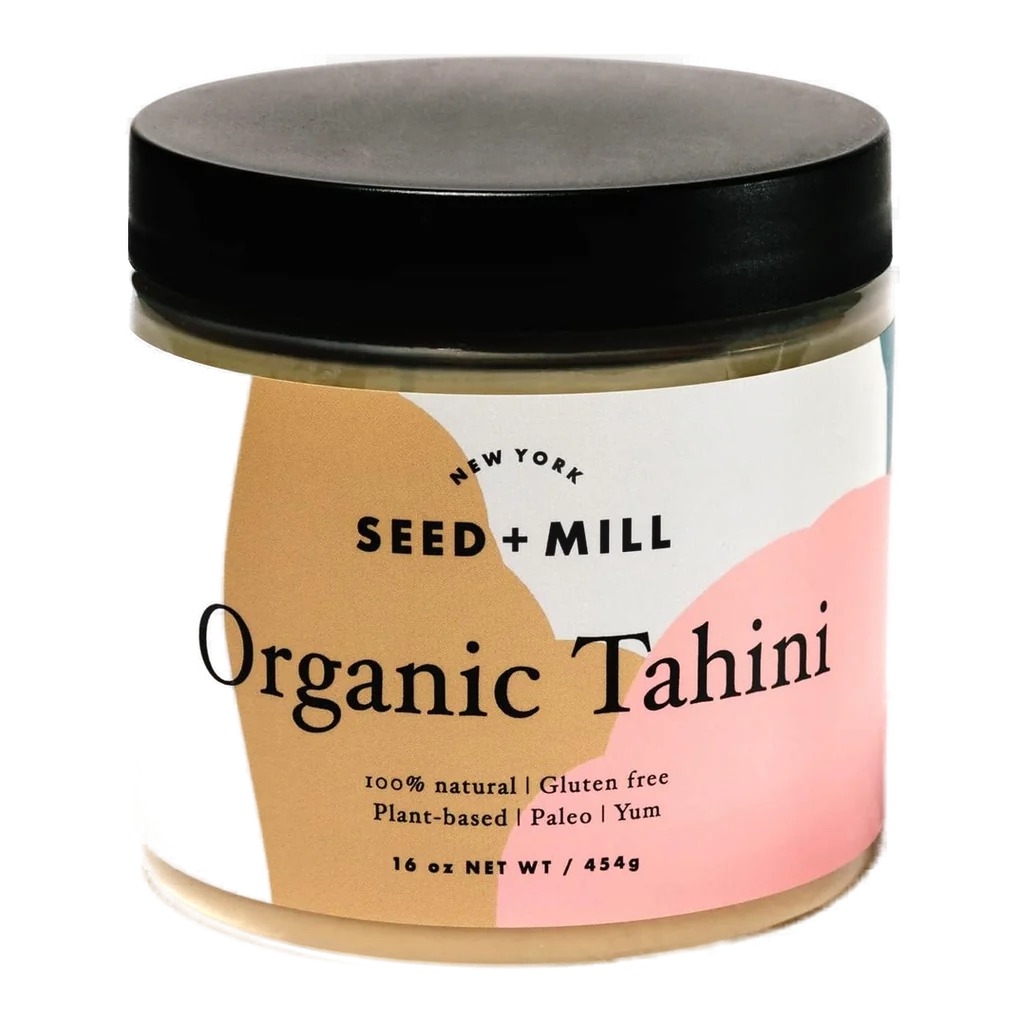 Seed + Mill organic tahini, 16 oz jar