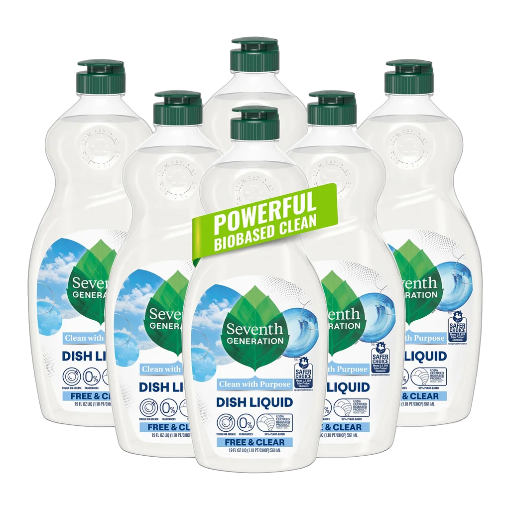 Seventh Generation dish soap free and clear